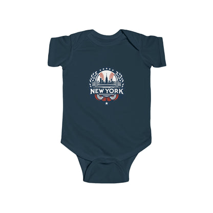 New York Bronx Baseball Infant Bodysuit