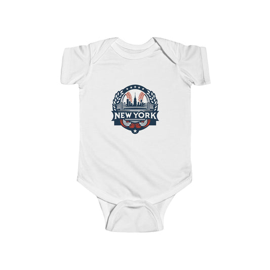 New York Bronx Baseball Infant Bodysuit