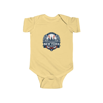 New York Bronx Baseball Infant Bodysuit