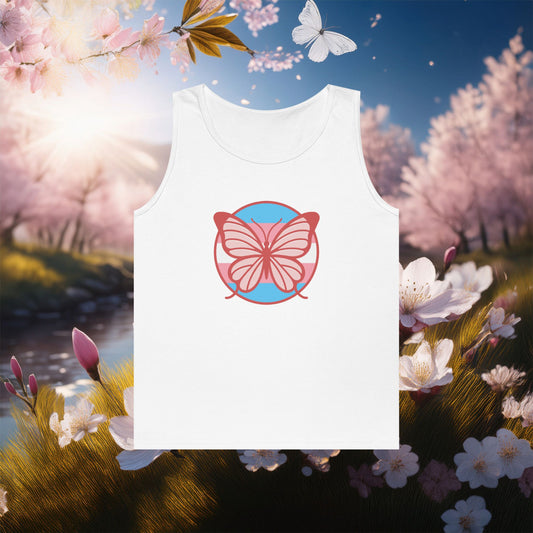 The T Elders Butterfly Unisex Heavy Cotton Tank Top
