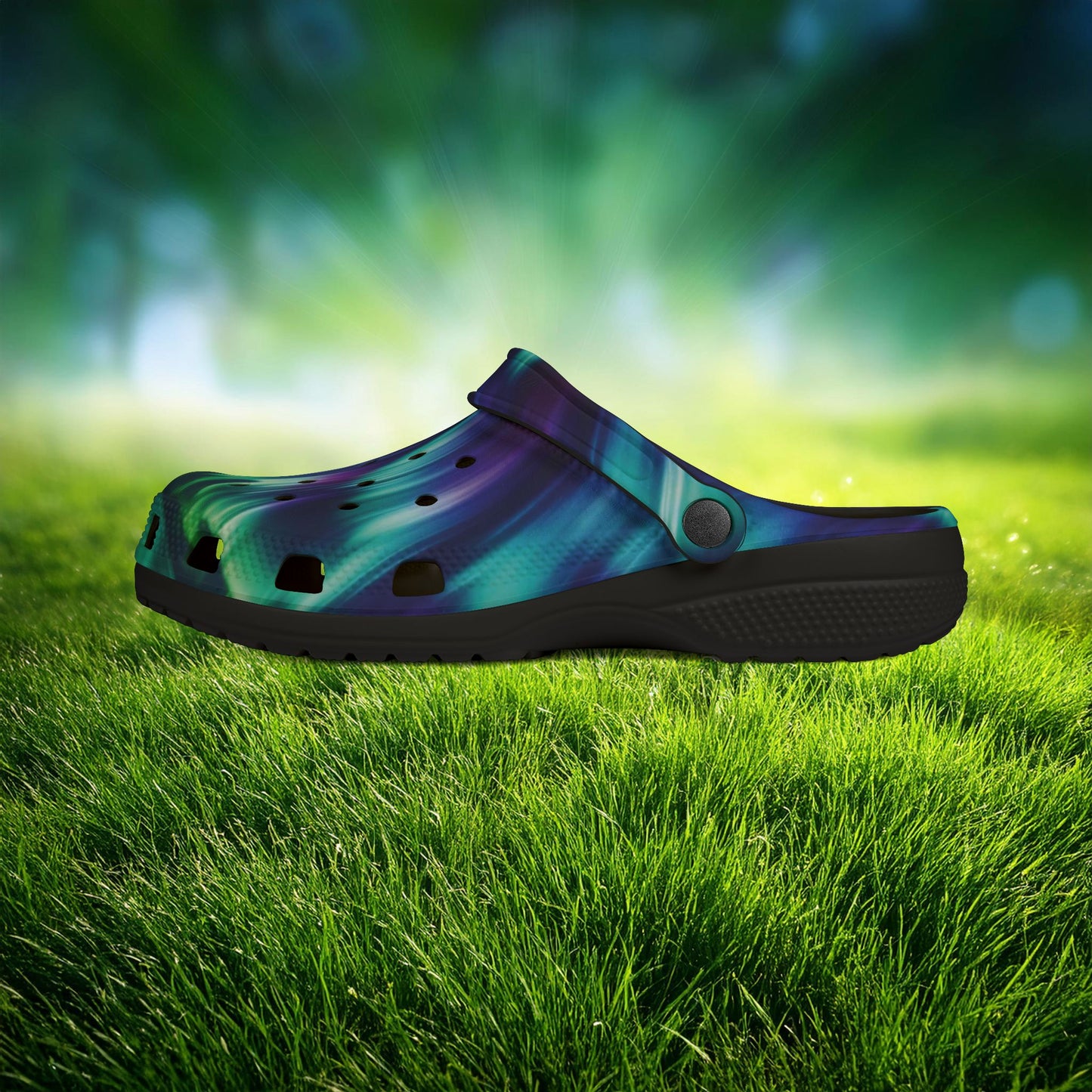 Northern Lights Foam Clogs