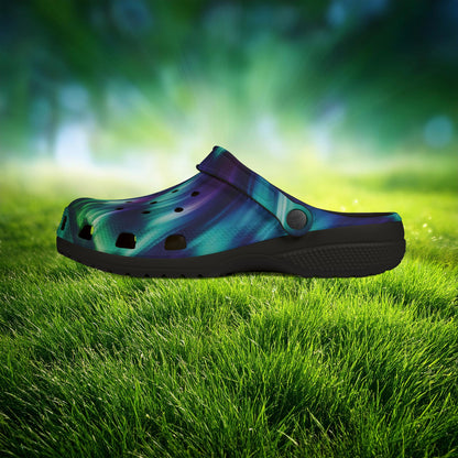 Northern Lights Foam Clogs