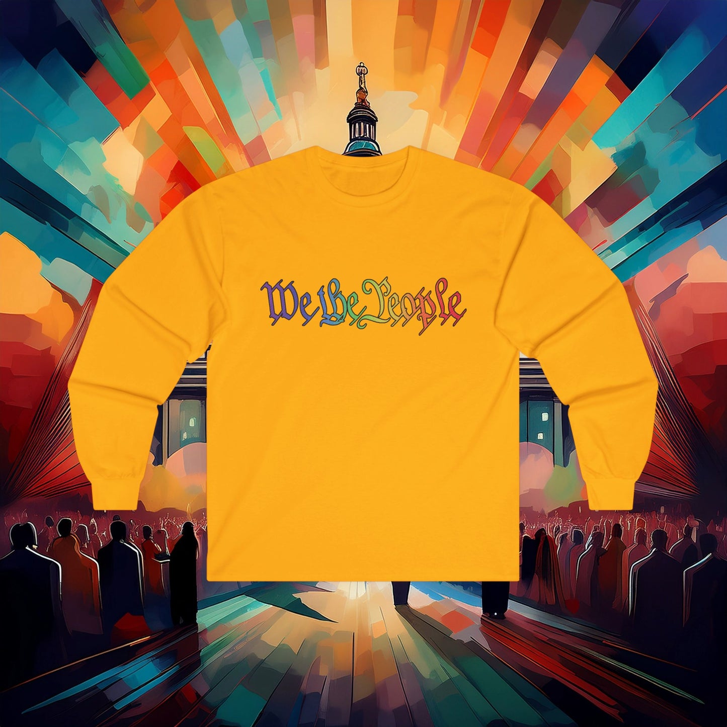We The People Long Sleeve Tee