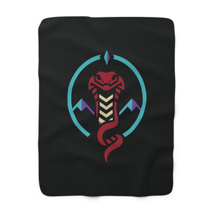 Arizona Baseball Logo Sherpa Fleece Blanket