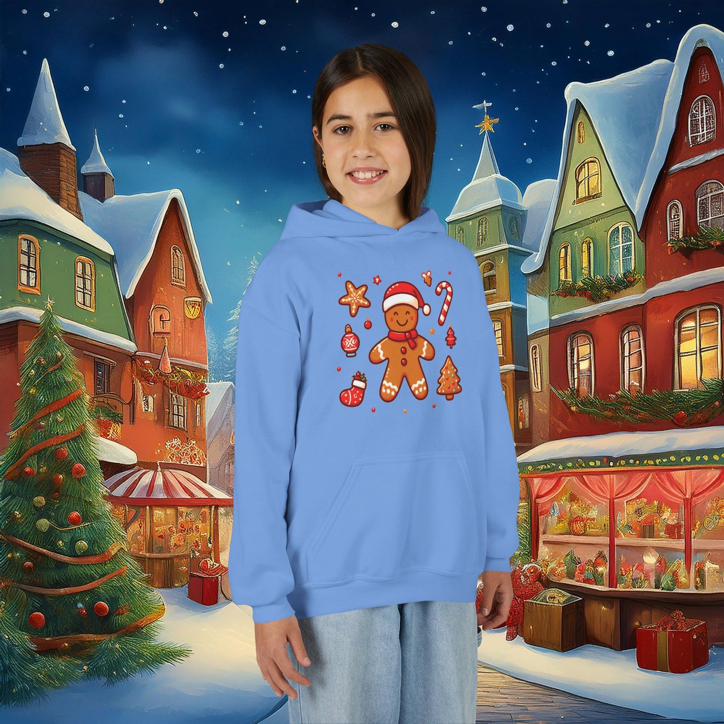 Gingerbread Youth Hoodie
