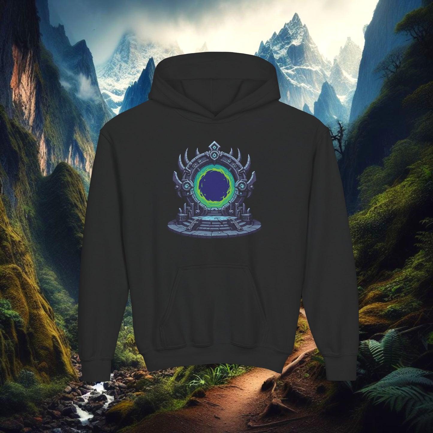 Dark Portal Youth Hoodie