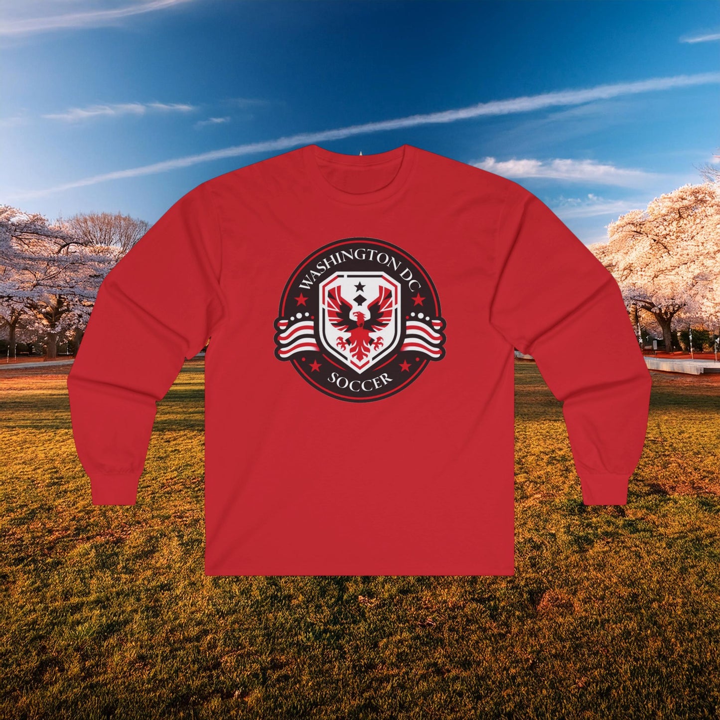 DC United Crest Long Sleeve Tee
