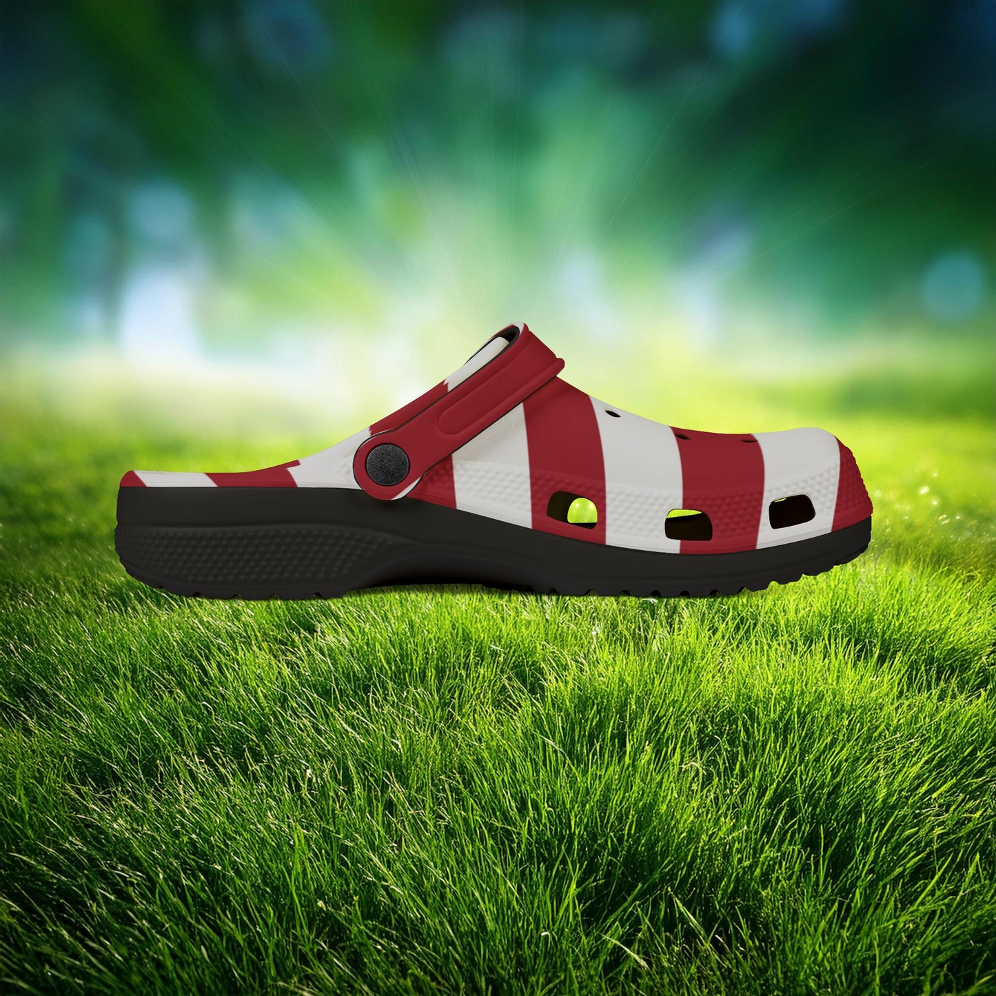 American Flag Foam Clogs