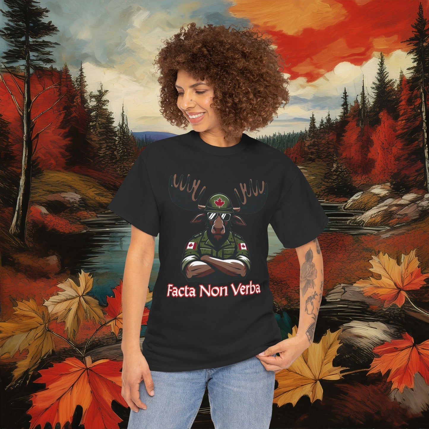 Canadian Moose "Facta Non Verba" Tee