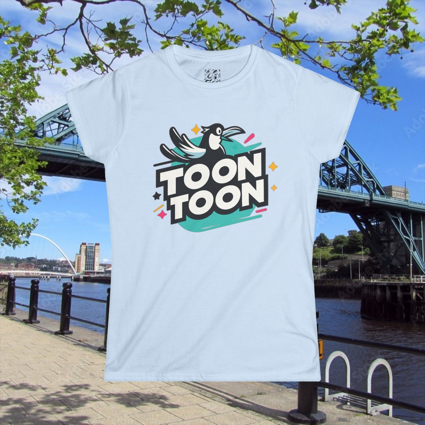 Newcastle United Toon Toon Women's Softstyle Tee