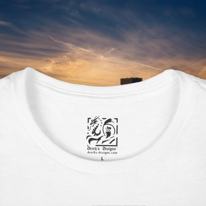 Detroit Football Skyline Women's Softstyle Tee