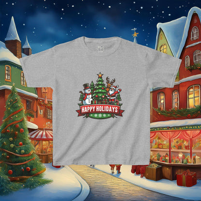 Happy Holidays Kids Tee
