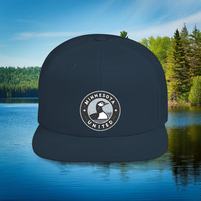 Minnesota United Crest Flat Bill Snapback