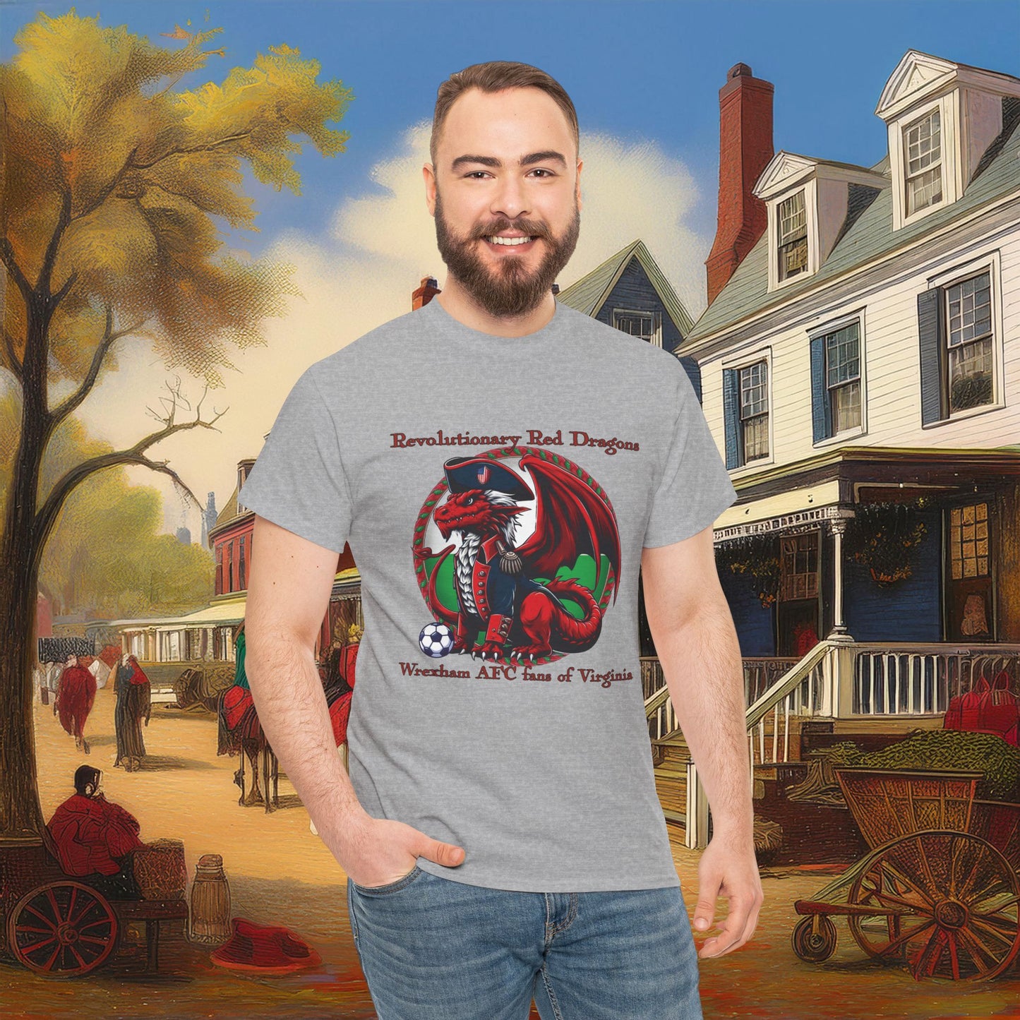 Revolutionary Red Dragons Logo Tee