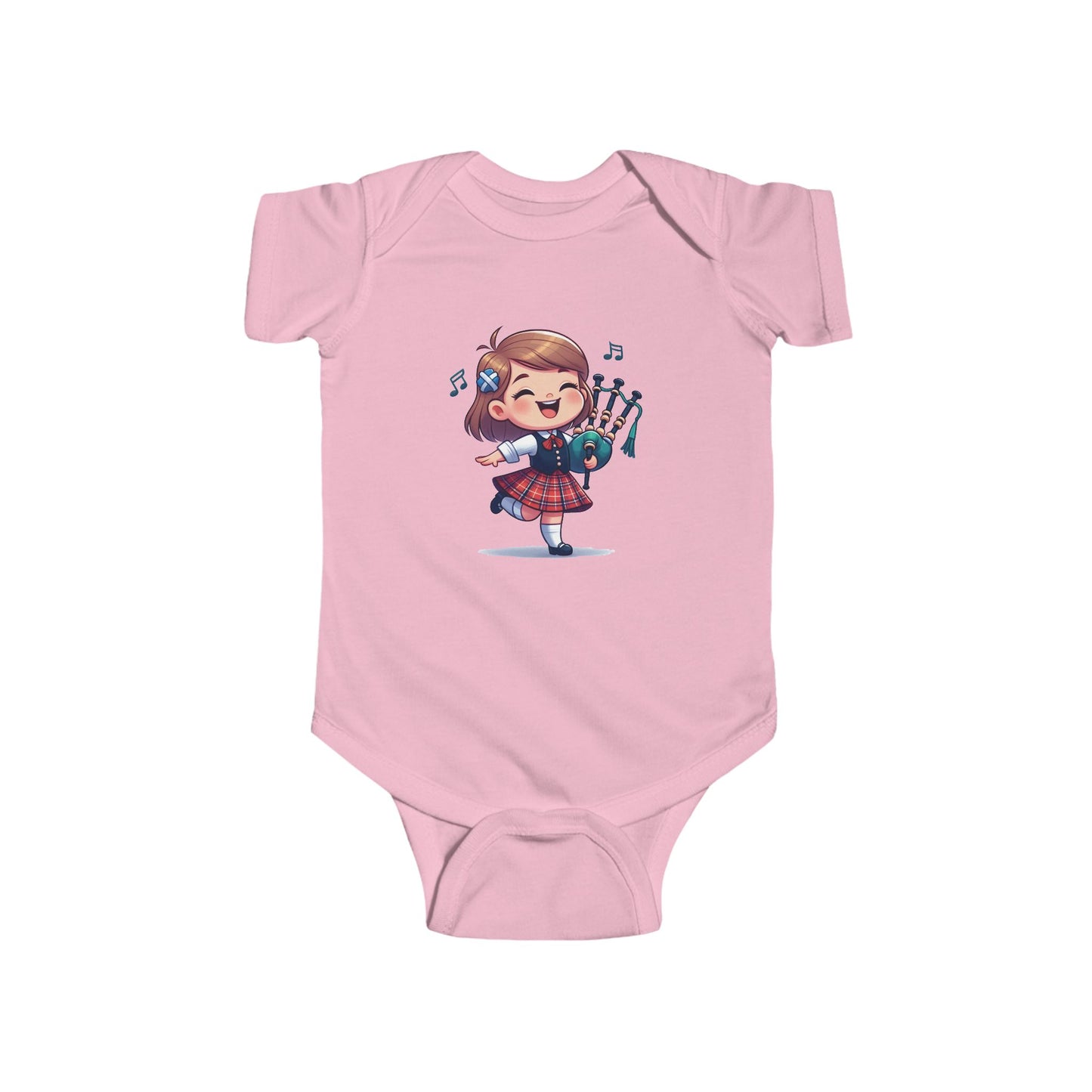 Scotland Piper Lassie Infant Bodysuit