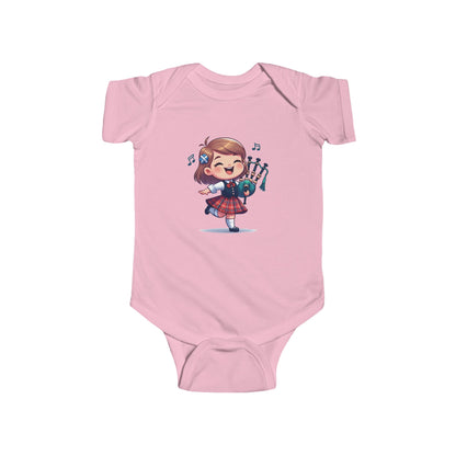 Scotland Piper Lassie Infant Bodysuit