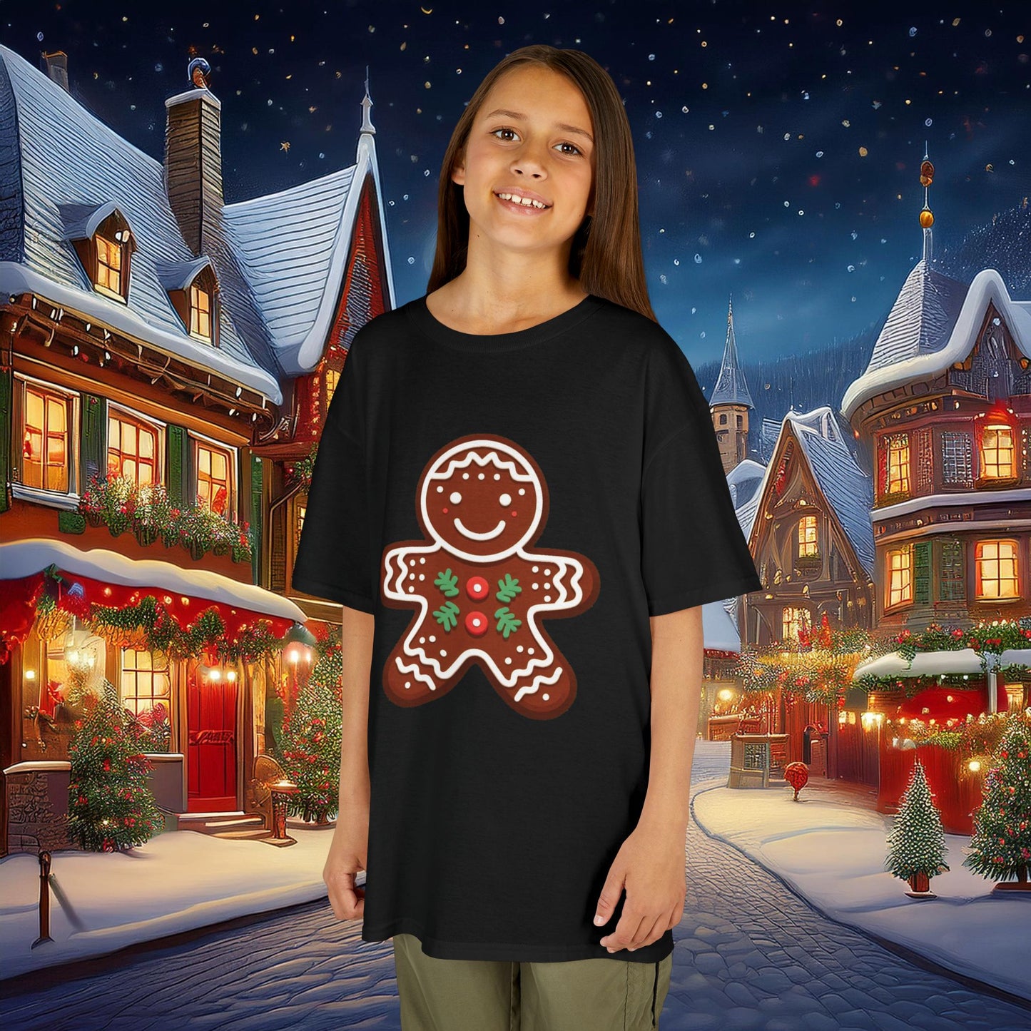 Gingerbread Man Kids Tee
