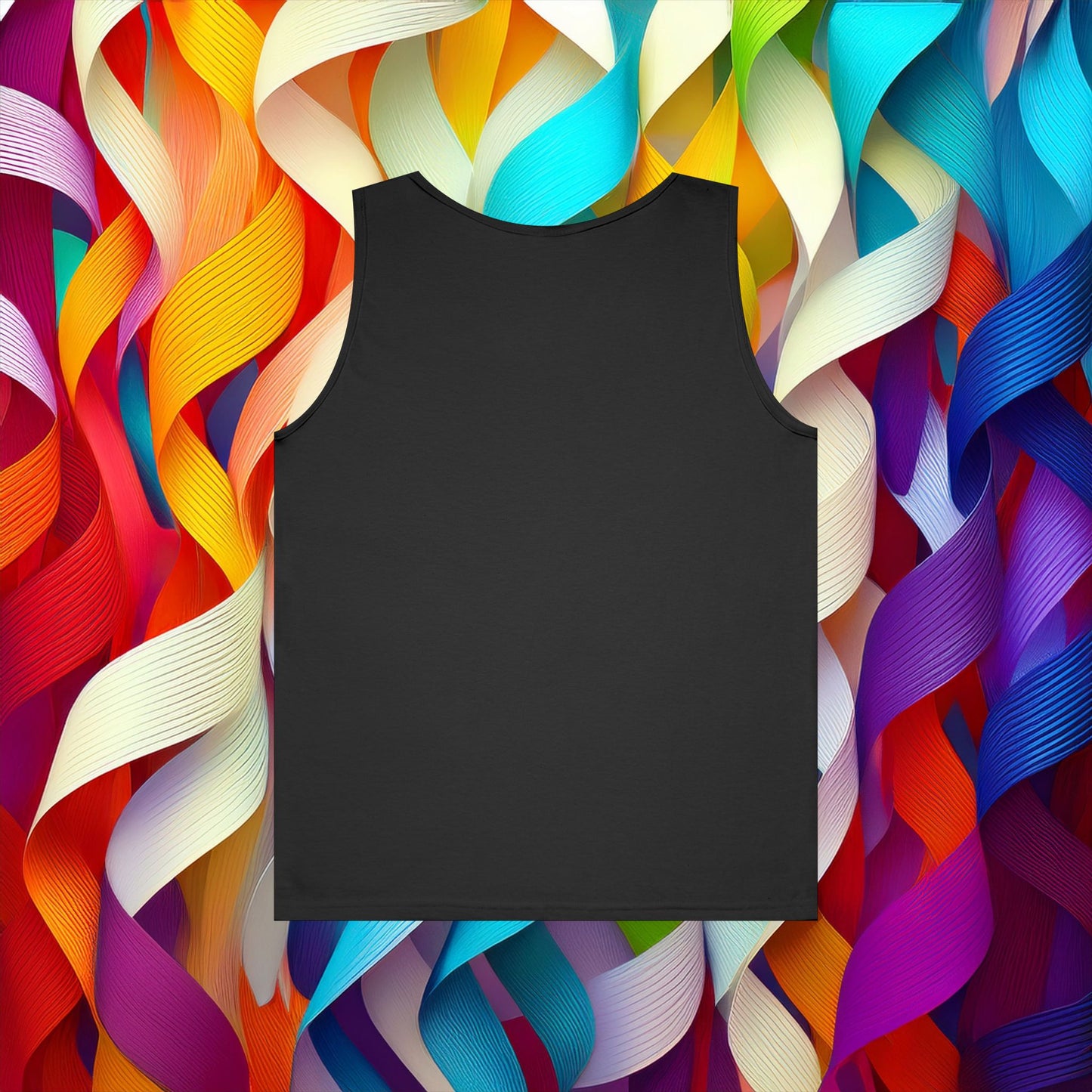 Rainbow Heart Unisex Tank Top