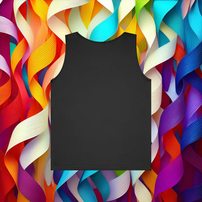 Rainbow Heart Unisex Tank Top