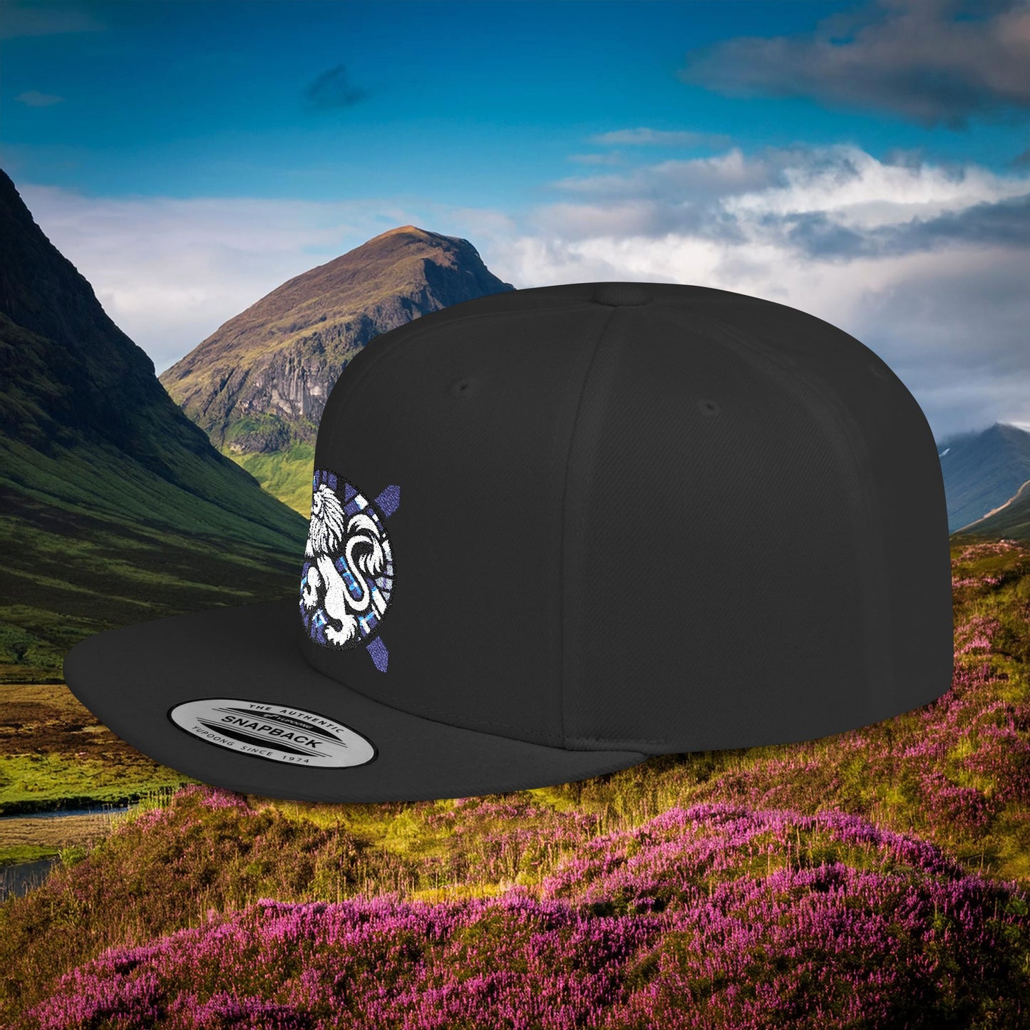 Scotland Rampant Lion Flat Bill Snapback