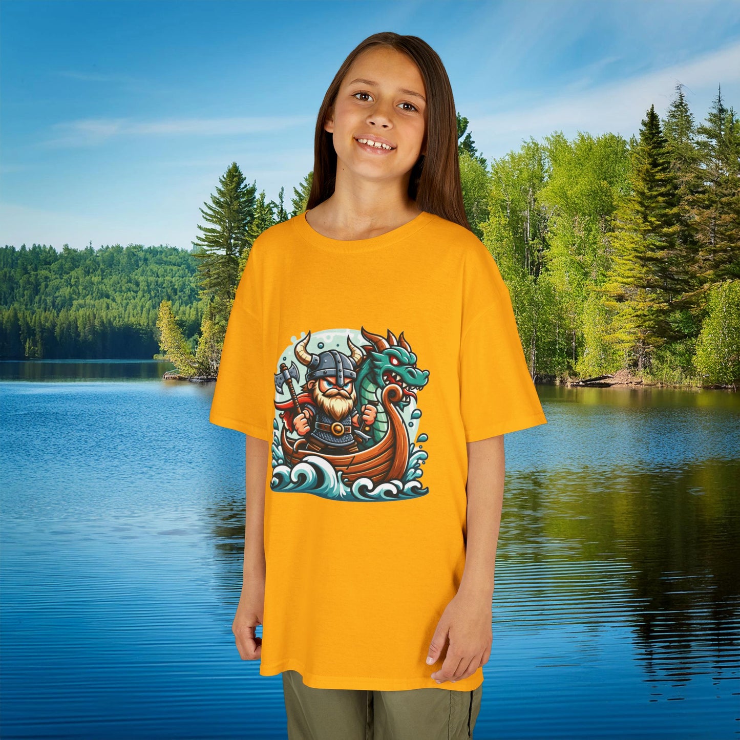 Viking and Dragon Kids Tee