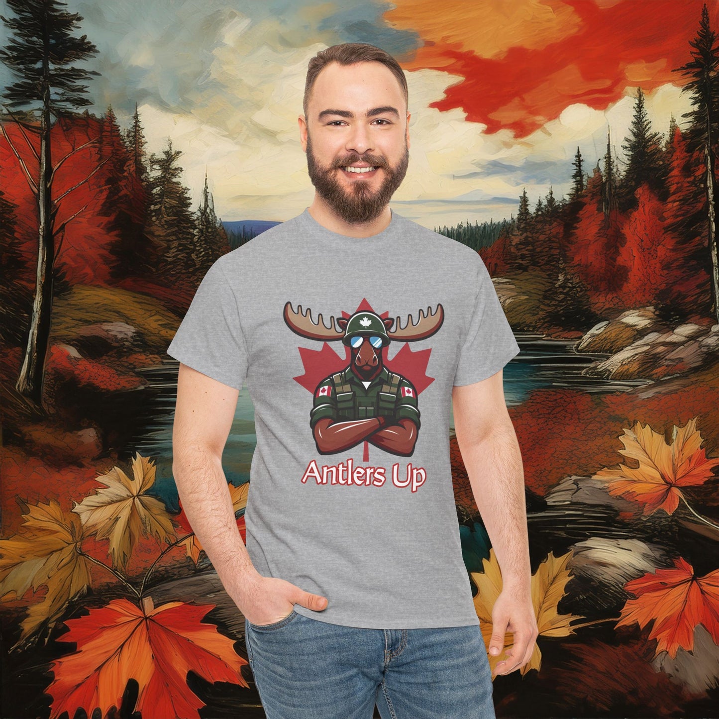 Canadian Moose "Antlers Up" Tee