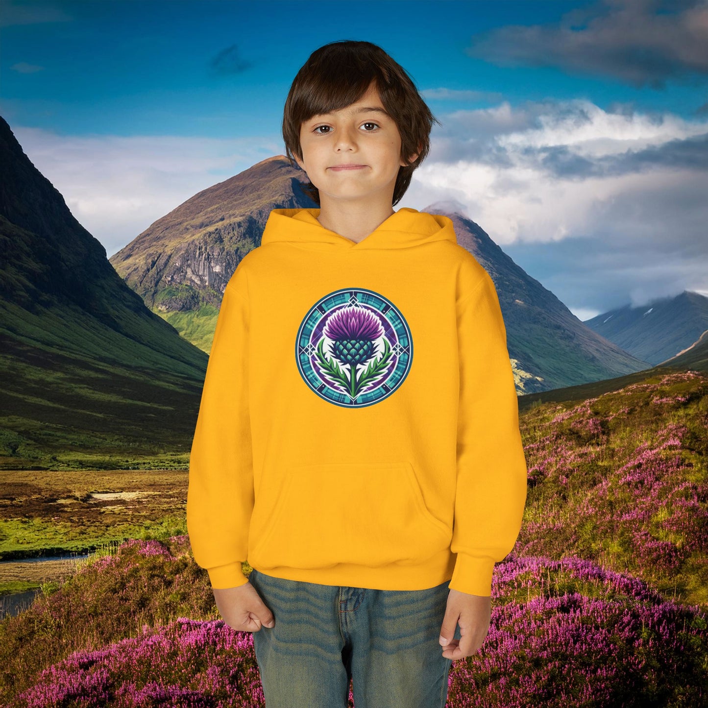 Scotland Tartan Army Youth Hoodie