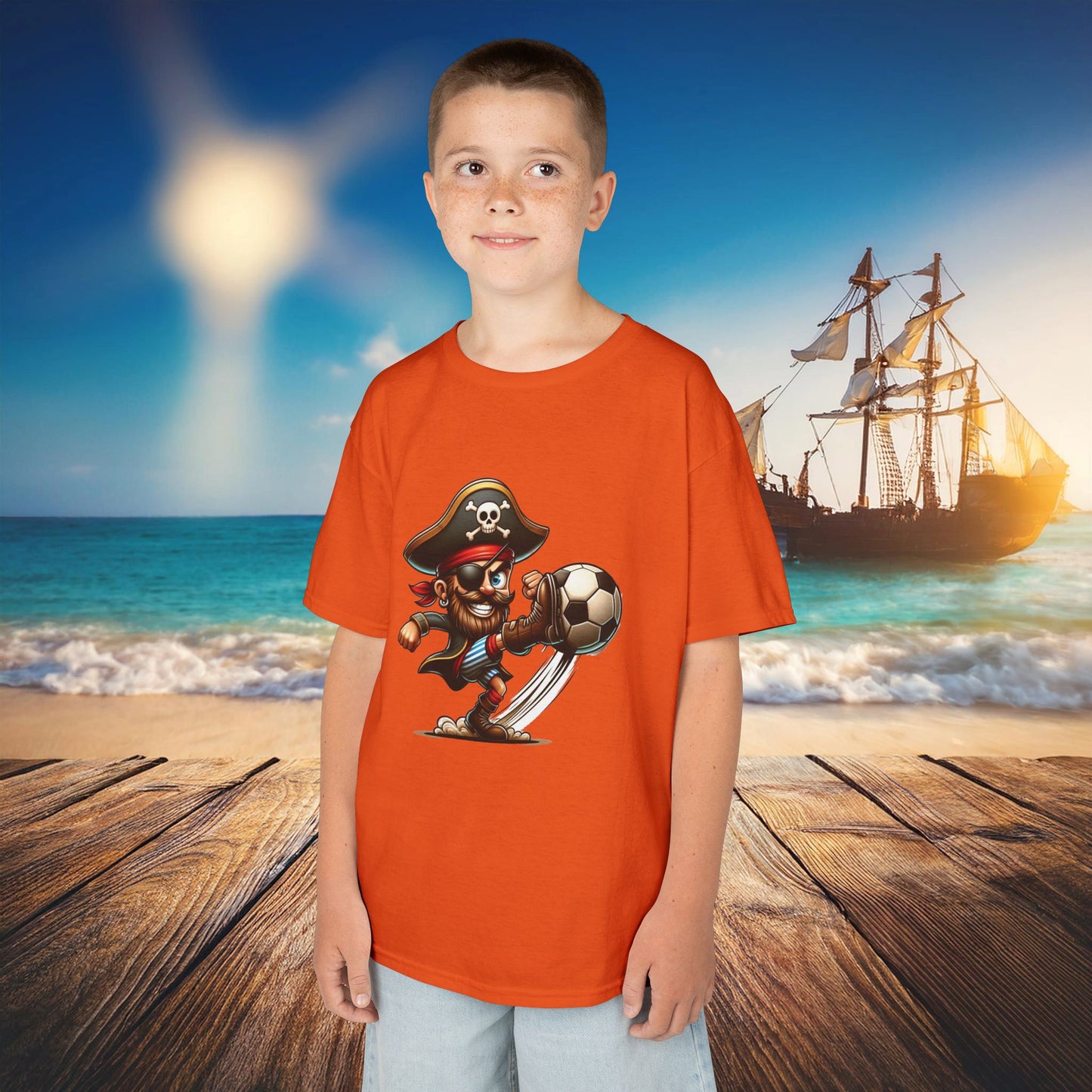 St Pauli Pirate Soccer Kids Tee
