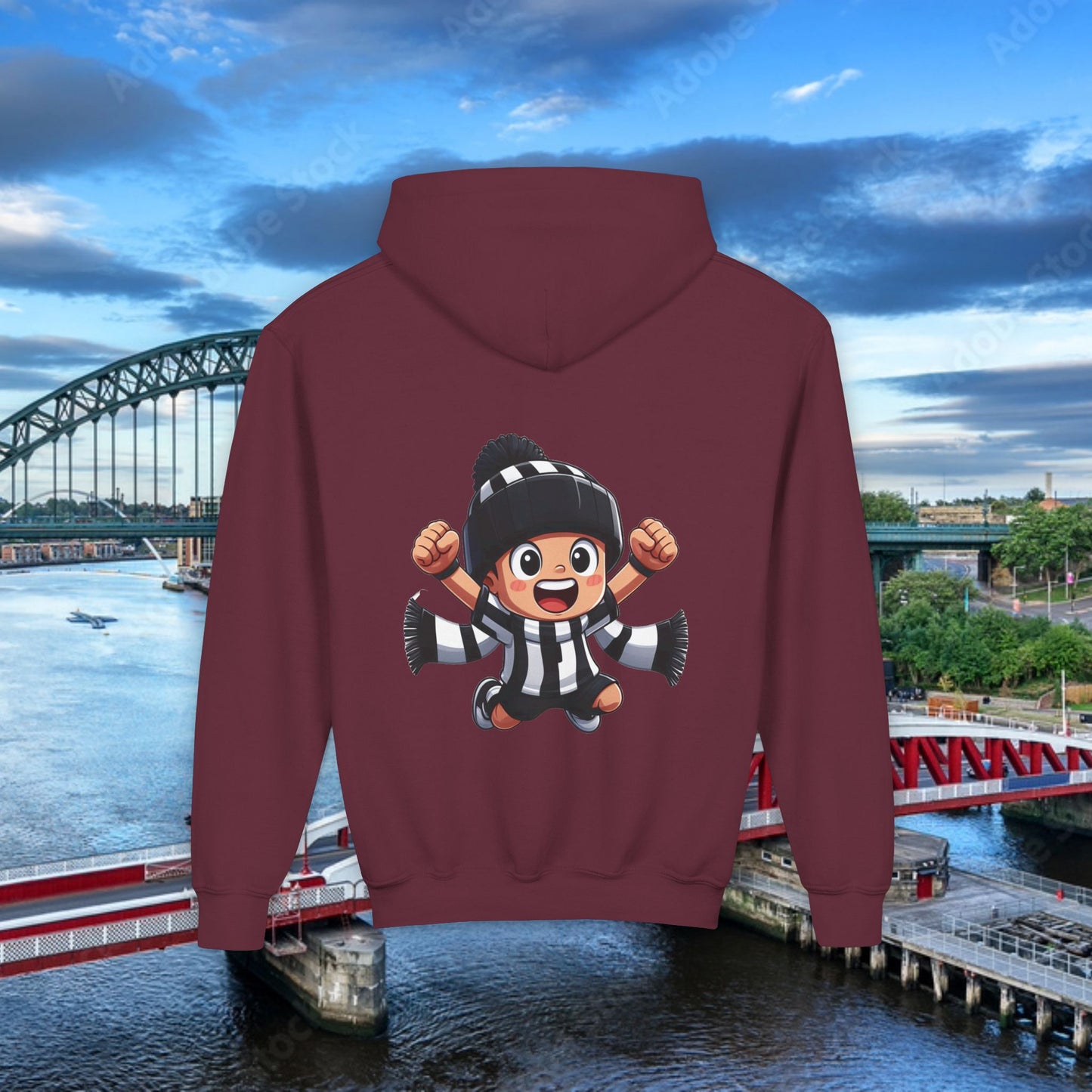 Newcastle United Mini Toon Supporter Youth Hoodie