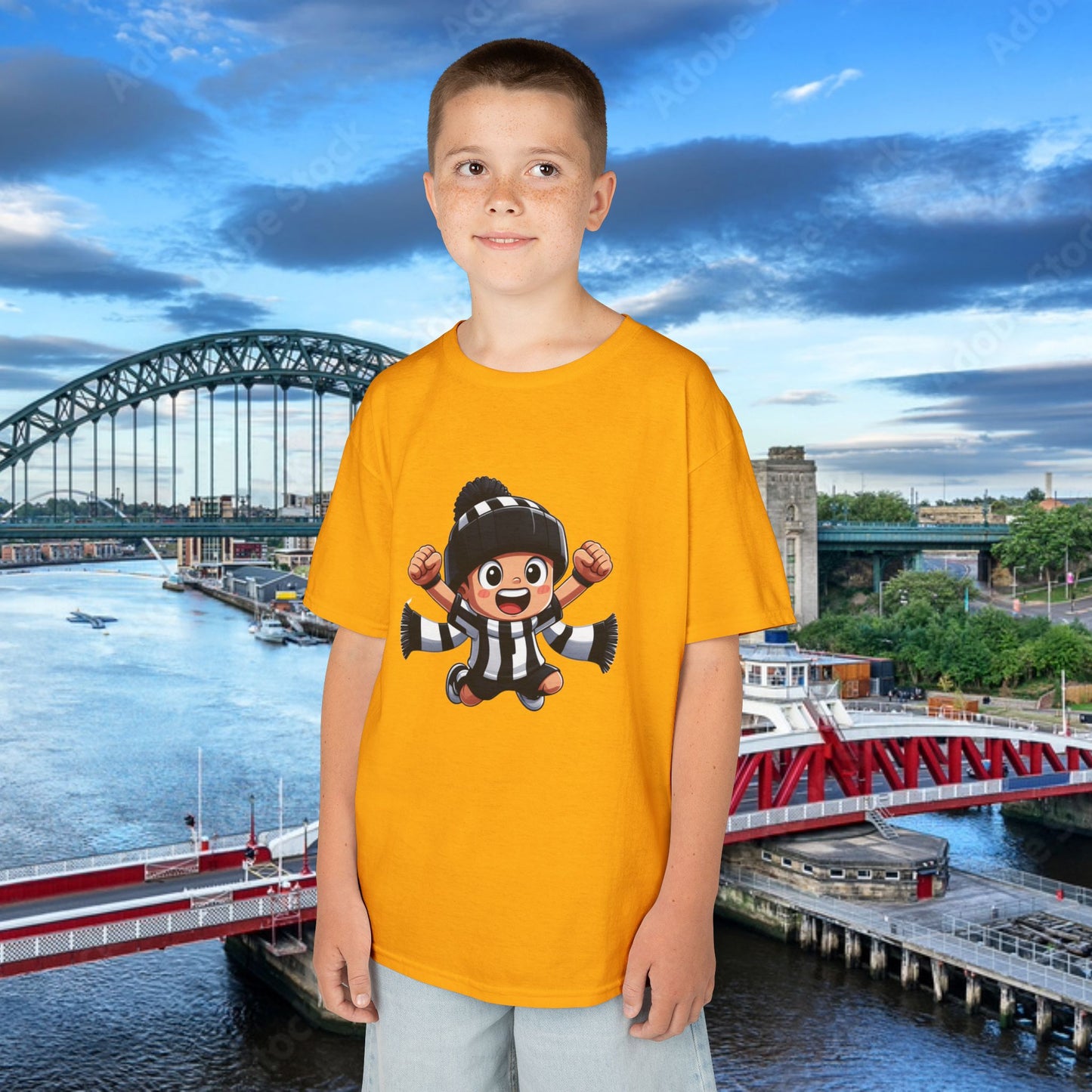 Newcastle United Mini Toon Supporter Kids Tee