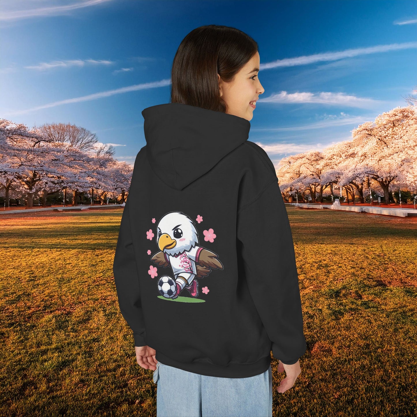 DC United Cherry Blossom Youth Hoodie