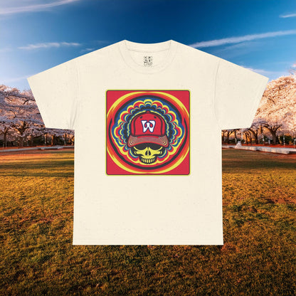Psychedelic Funky W Skull Tee