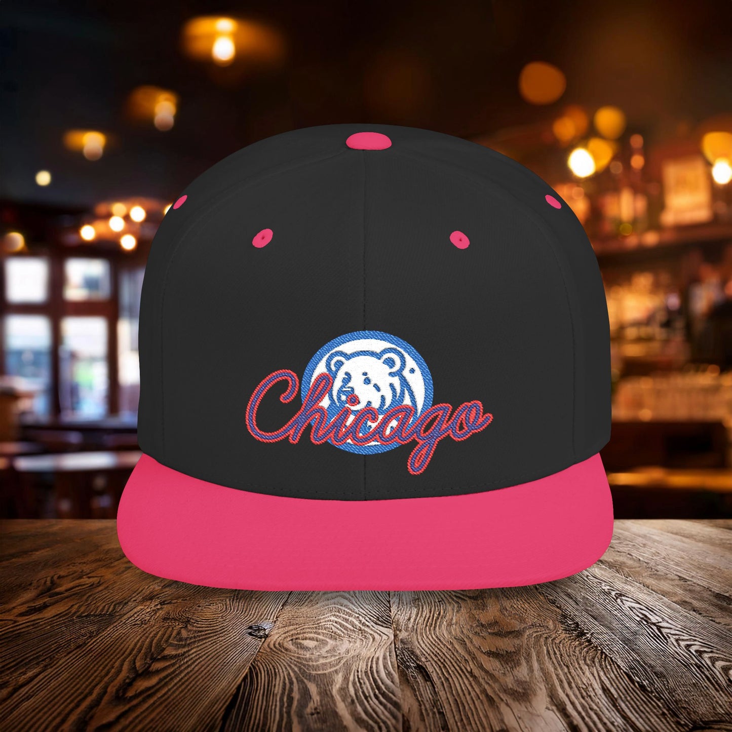 Chicago Bear Cub Baseball Flat Bill Snapback