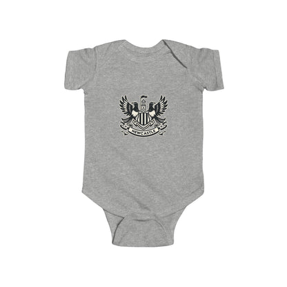 Newcastle United B&W Crest Infant Bodysuit