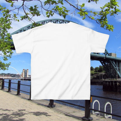 Newcastle United Howay The Lasses B&W (Twin Mags) Kids Tee