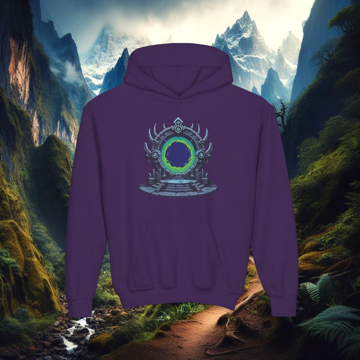 Dark Portal Youth Hoodie