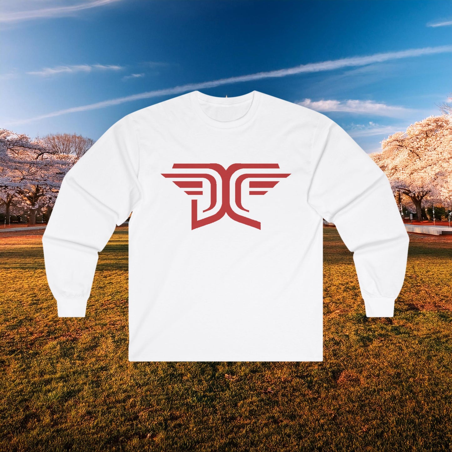 Winged DC Long Sleeve Tee