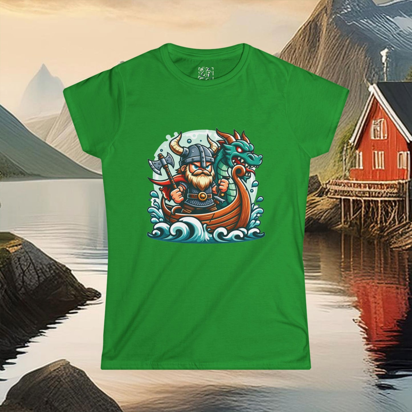 Viking and Dragon Women's Softstyle Tee