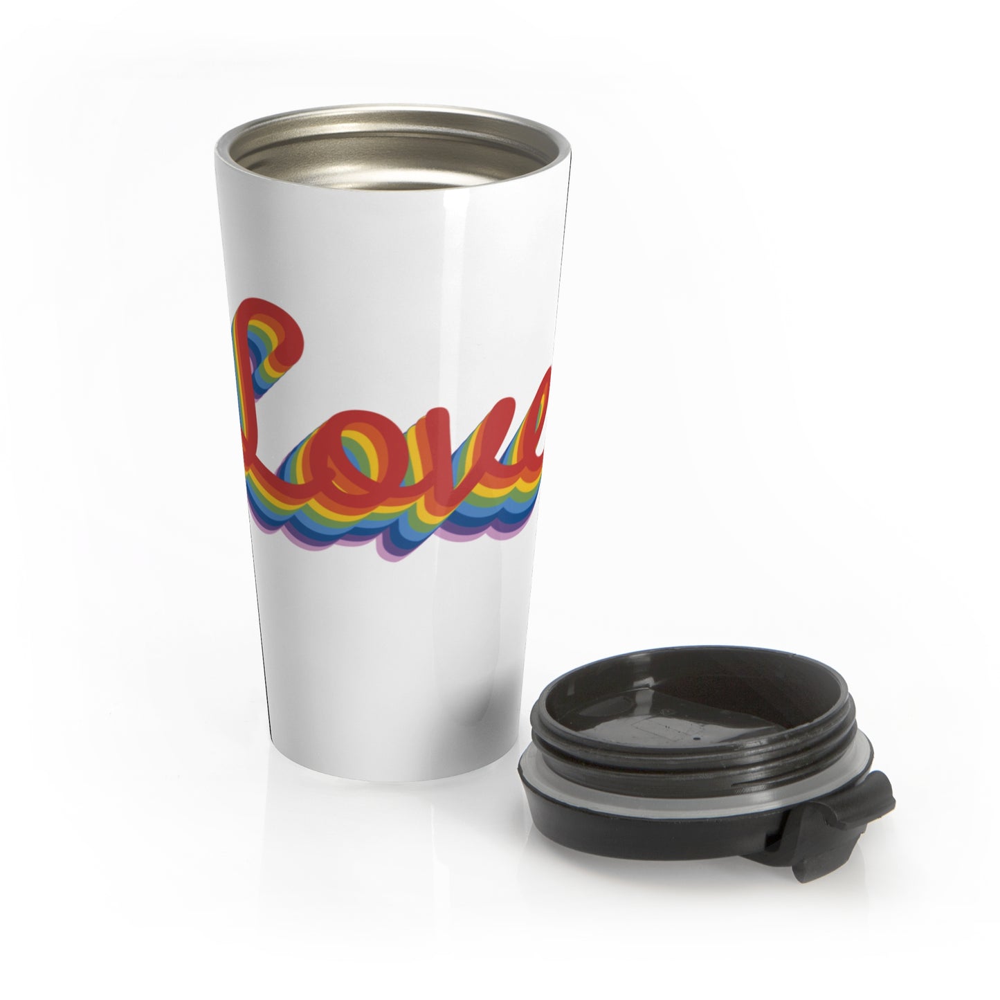 Rainbow Love Travel Mug