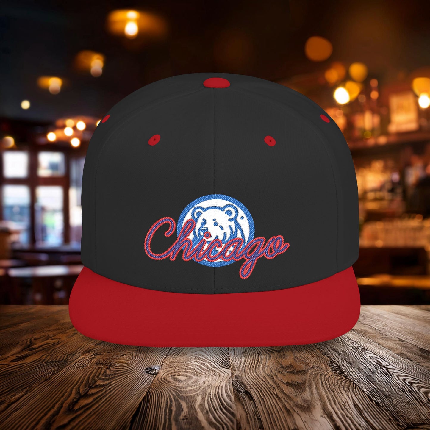 Chicago Bear Cub Baseball Flat Bill Snapback