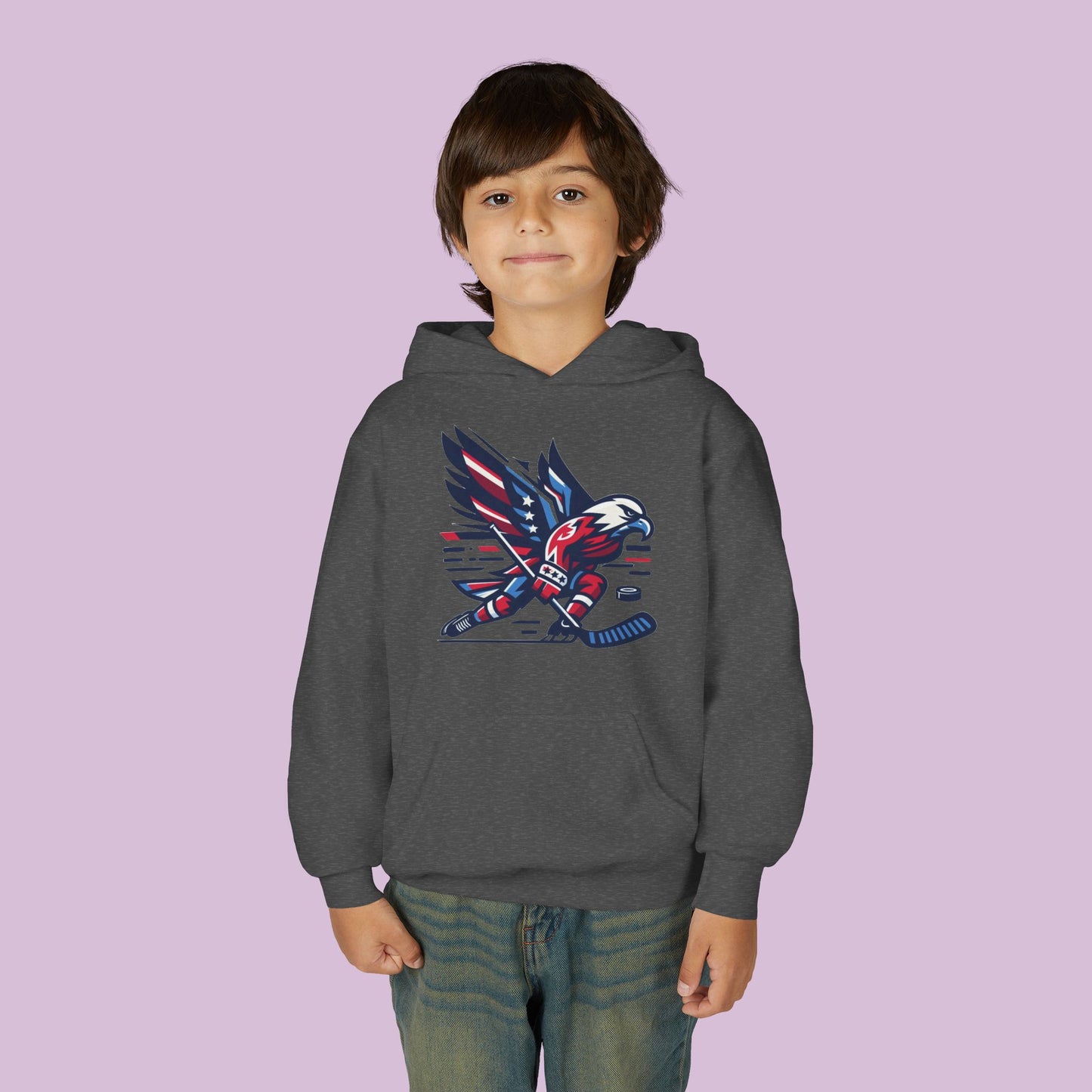 Washington Hockey Eagle Youth Hoodie
