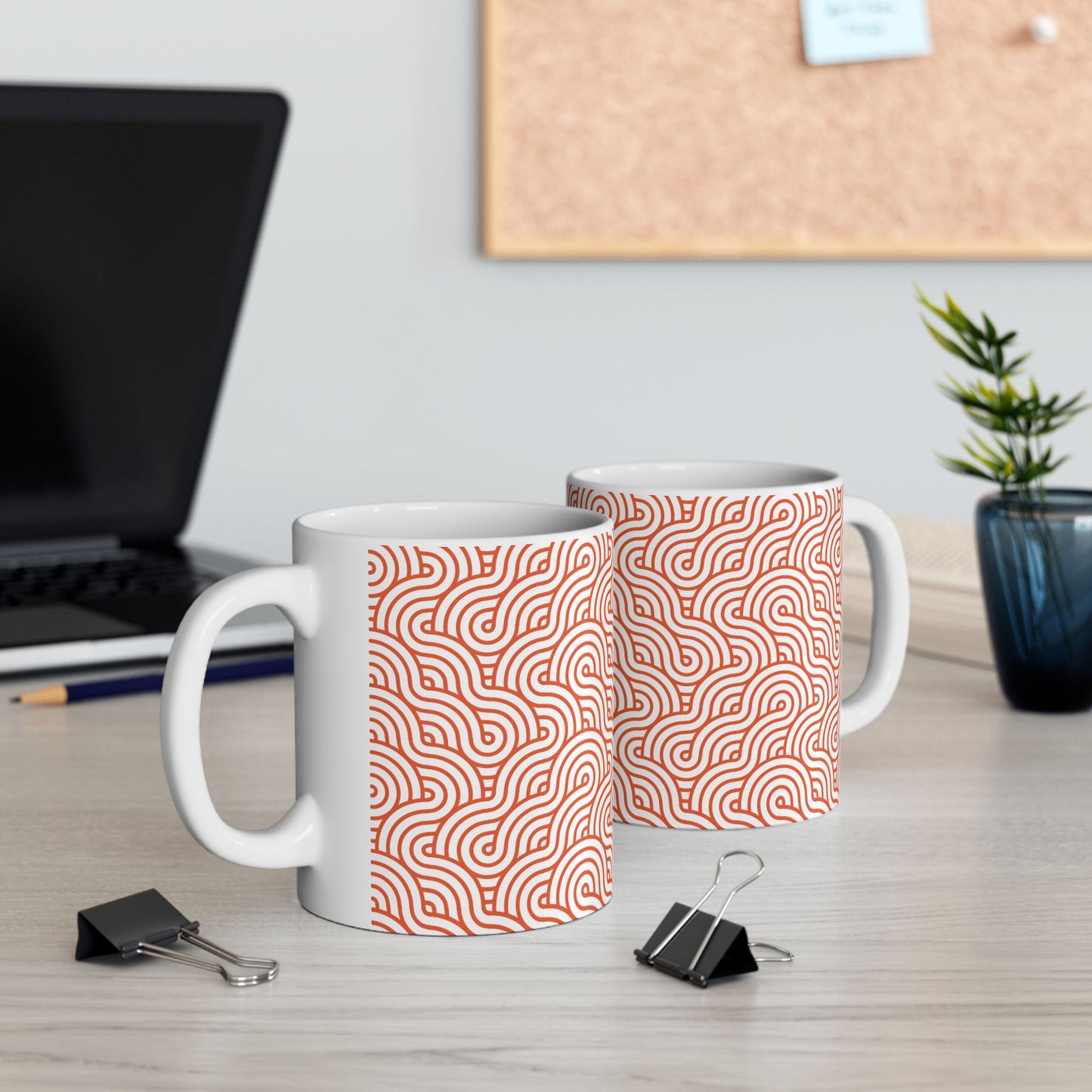 Retro Waves Ceramic Mug (11oz/15oz)