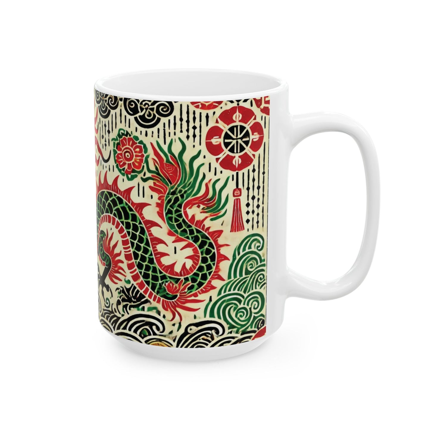 Dragon Dance Ceramic Mugs (11oz\15oz)