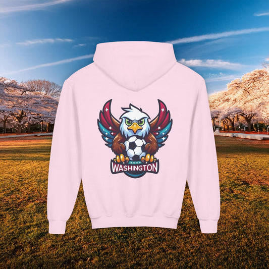 Washington Spirit Eagle Design Youth Hoodie