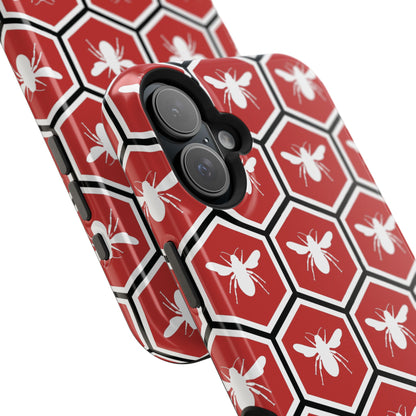 Honeycomb Bee Impact-Resistant Phone Case