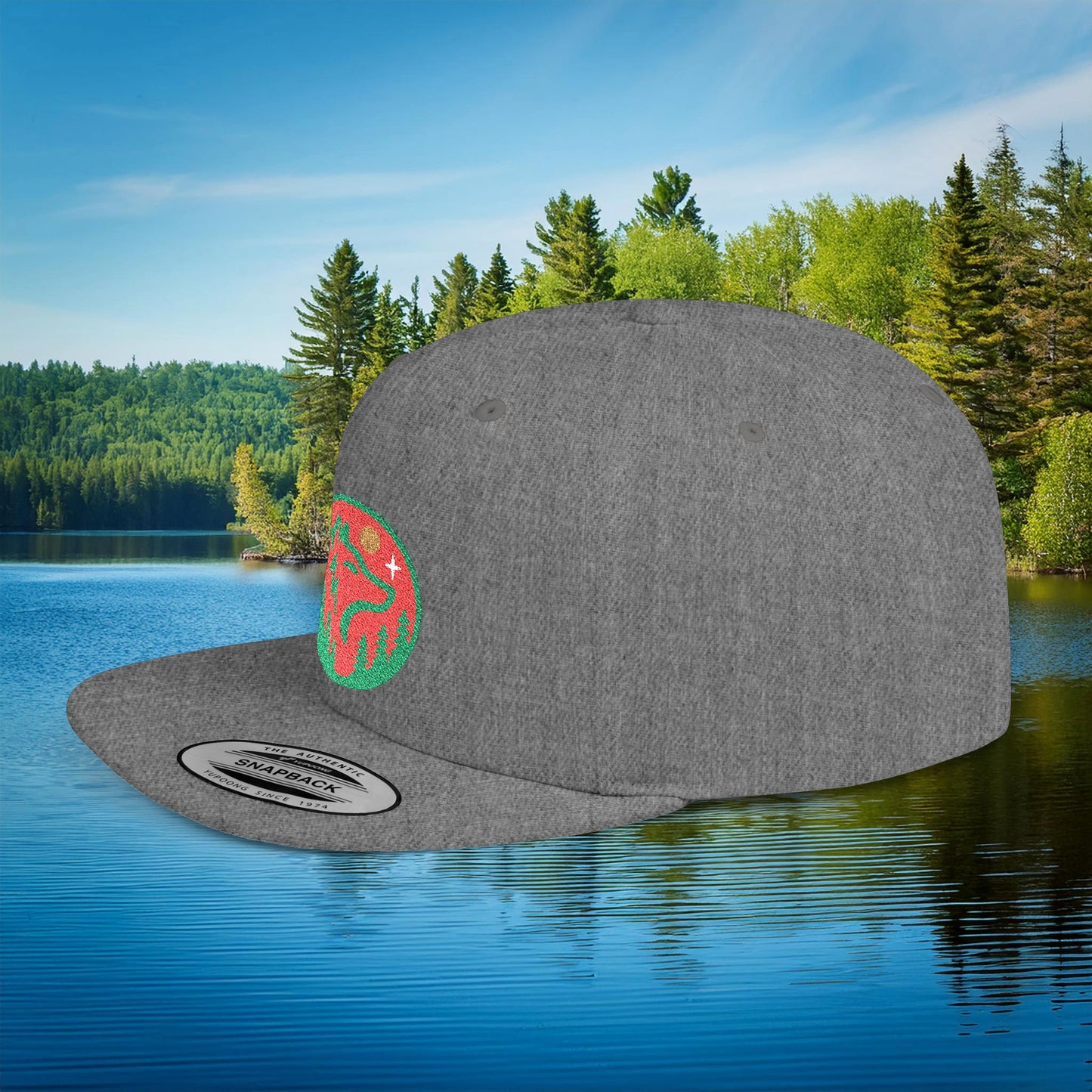 Minnesota Wild Wolf Flat Bill Snapback