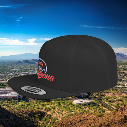 Arizona Baseball Logo Flat Bill Snapback
