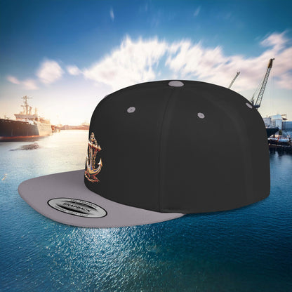 Anchor Flat Bill Snapback