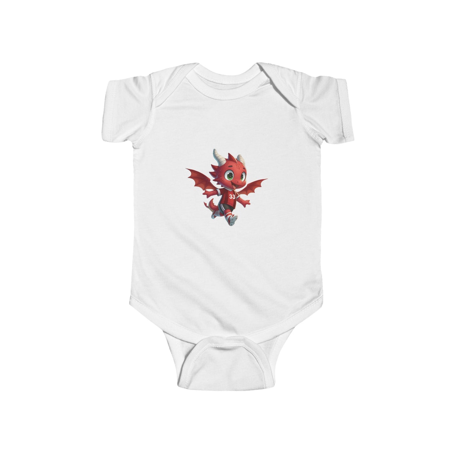 Wrexham Mini Red Dragon Infant Bodysuit