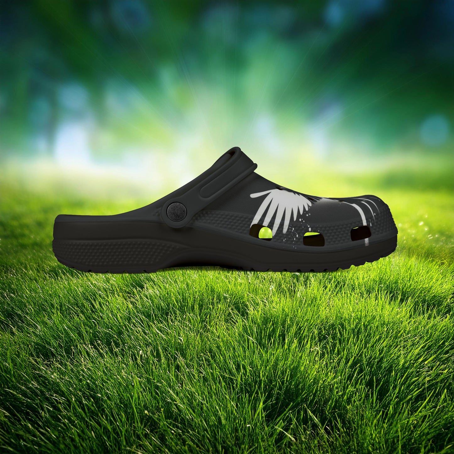 Newcastle Magpie Graffiti Foam Clogs